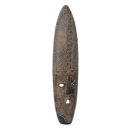 Deko-Figur Braun Maske 22 x 6 x 87 cm
