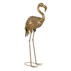 Deko-Figur Gold Rosa Flamingo 25 x 21 x 85 cm
