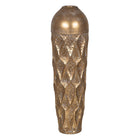 Vase Gold Eisen 25 x 25 x 85 cm