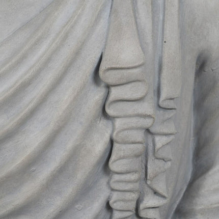 Skulptur Buddha Grau 46,3 x 34,5 x 61,5 cm