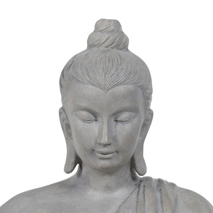 Skulptur Buddha Grau 46,3 x 34,5 x 61,5 cm