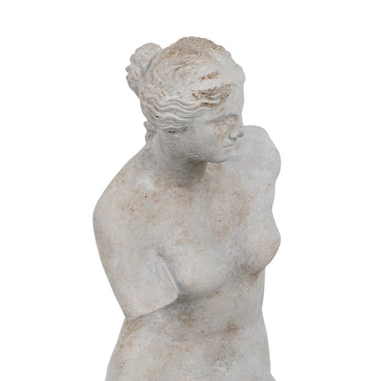 Skulptur Grau 14,5 x 14 x 47 cm
