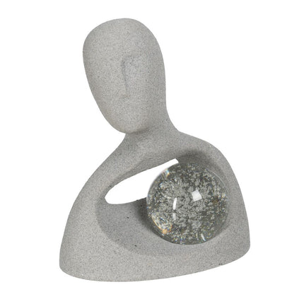 Skulptur Grau Herren 24,8 x 13,7 x 30,2 cm