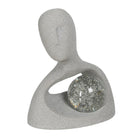 Skulptur Grau Herren 24,8 x 13,7 x 30,2 cm