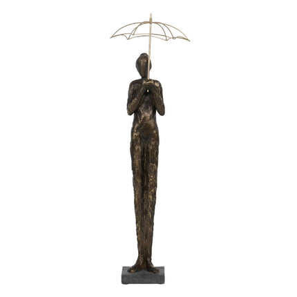 Deko-Figur Kupfer Damen 18 x 16 x 63 cm