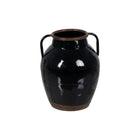 Vase Schwarz Eisen 18,5 x 18,5 x 22 cm