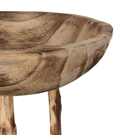 Tischdekoration Beige Holz 27 x 27 x 16 cm