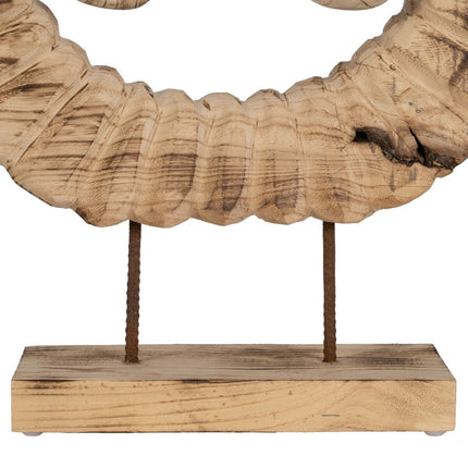 Deko-Figur natürlich Hörner 50 x 12 x 42 cm