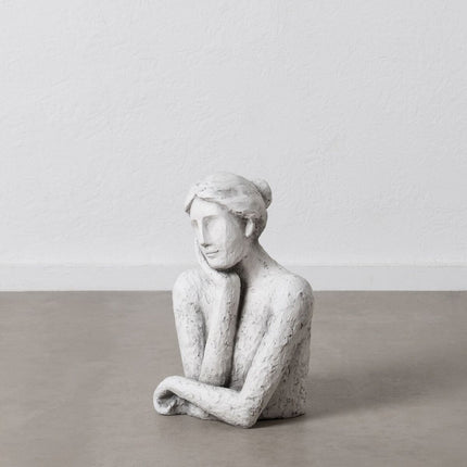 Büste Lehm Damen 35 x 28 x 54 cm