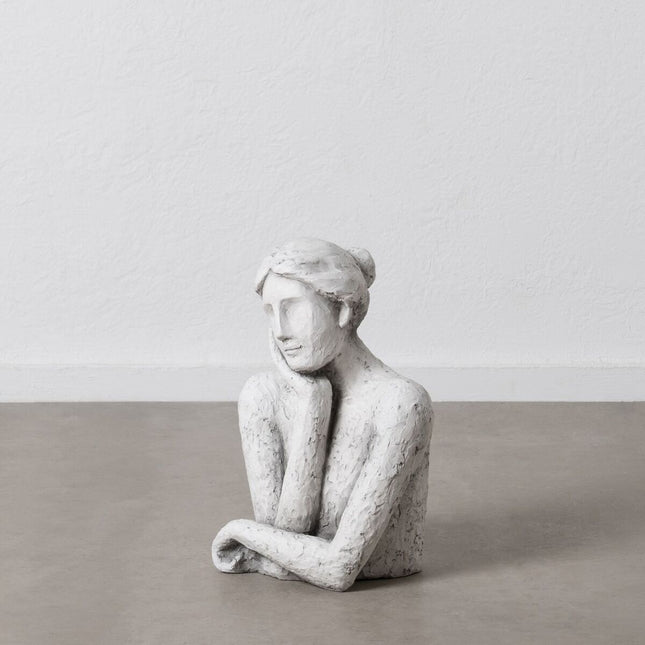Büste Lehm Damen 35 x 28 x 54 cm