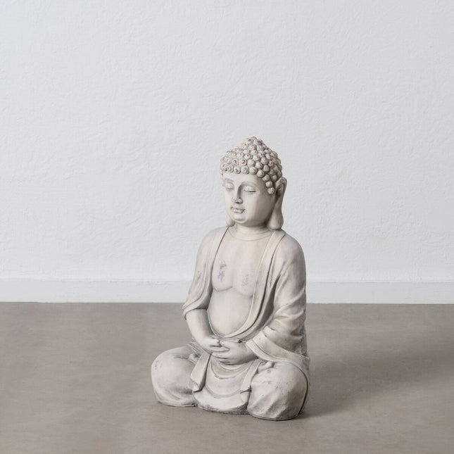Skulptur Buddha Grau Ethnisch 44,5 x 28 x 70,5 cm