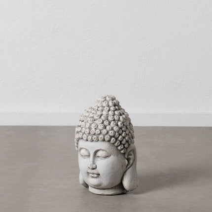 Skulptur Buddha Grau Ethnisch 26,5 x 26,5 x 41 cm