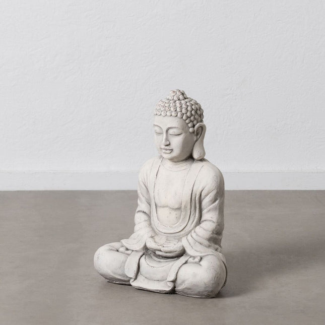 Skulptur Buddha Grau Ethnisch 44 x 27 x 58 cm
