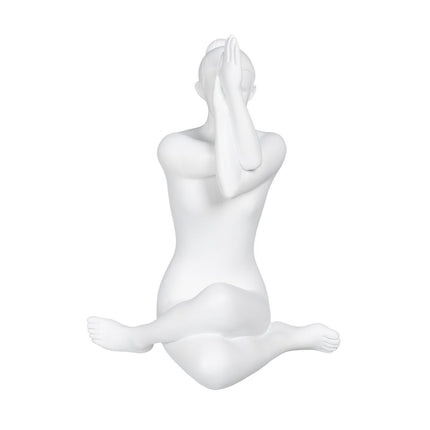 Deko-Figur Weiß 18 x 13 x 24 cm