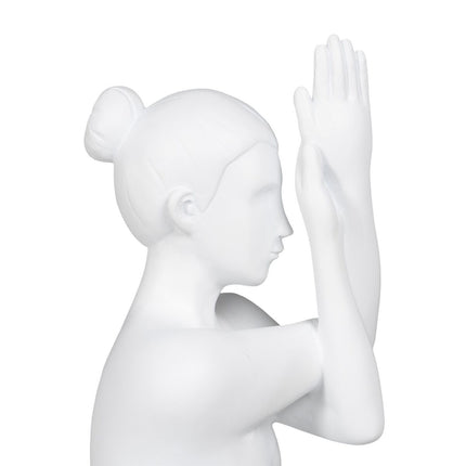 Deko-Figur Weiß 18 x 13 x 24 cm