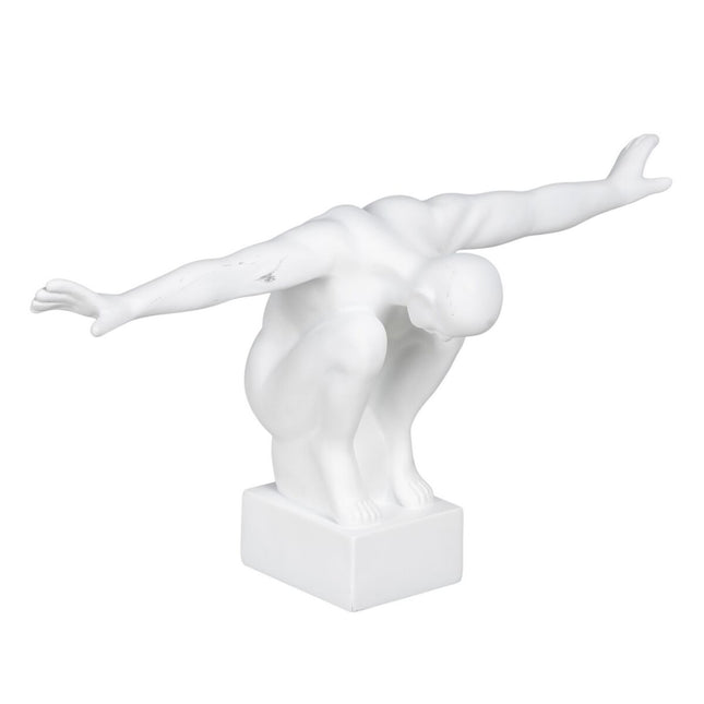 Deko-Figur Weiß 39 x 15,5 x 19 cm