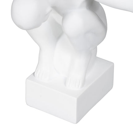 Deko-Figur Weiß 39 x 15,5 x 19 cm