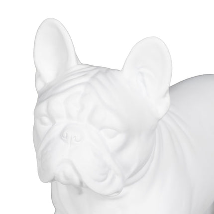 Deko-Figur Weiß Hund 22,6 x 10,2 x 19,3 cm