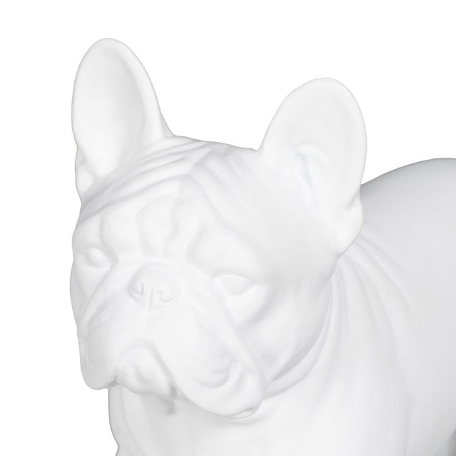 Deko-Figur Weiß Hund 22,6 x 10,2 x 19,3 cm