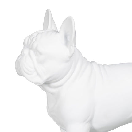 Deko-Figur Weiß Hund 22,6 x 10,2 x 19,3 cm