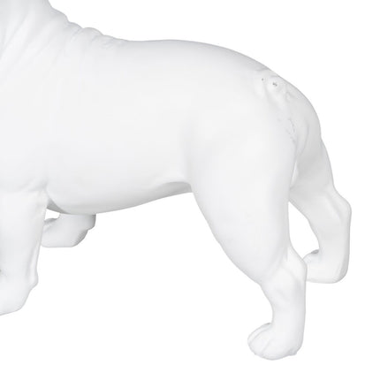 Deko-Figur Weiß Hund 22,6 x 10,2 x 19,3 cm