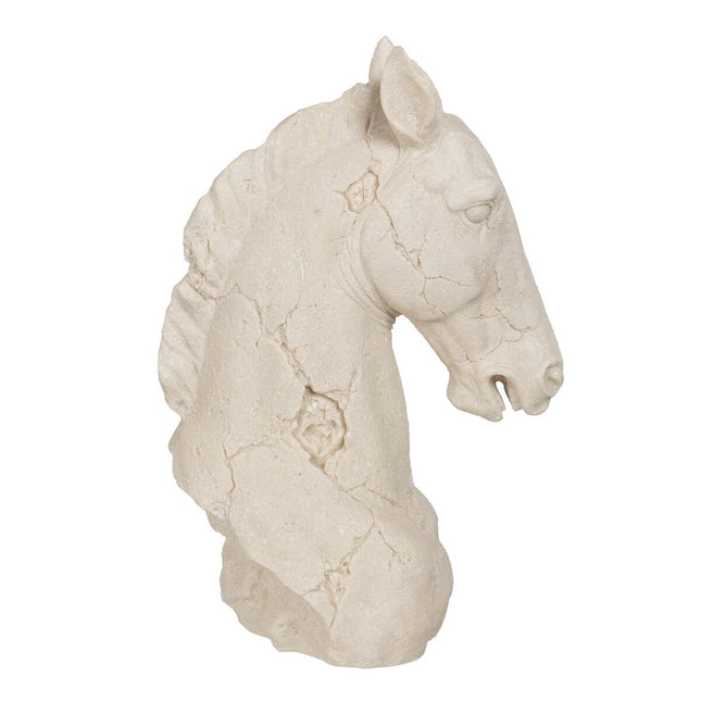 Deko-Figur Creme Pferd 27 x 17,5 x 39,5 cm