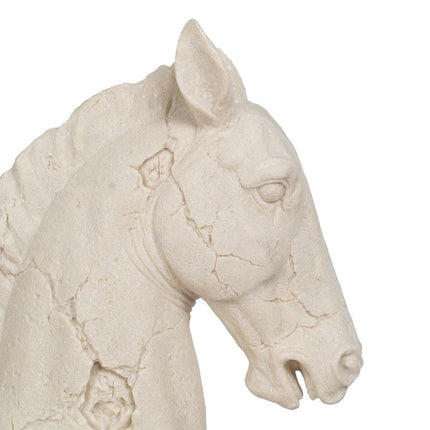 Deko-Figur Creme Pferd 27 x 17,5 x 39,5 cm