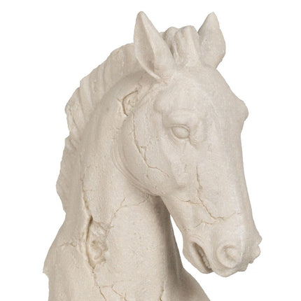 Deko-Figur Creme Pferd 27 x 17,5 x 39,5 cm