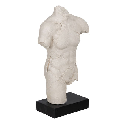 Deko-Figur Schwarz Creme 26,5 x 14 x 45 cm