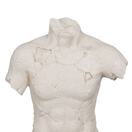 Deko-Figur Schwarz Creme 26,5 x 14 x 45 cm