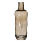Vase Braun Kristall 8,5 x 8,5 x 23,5 cm