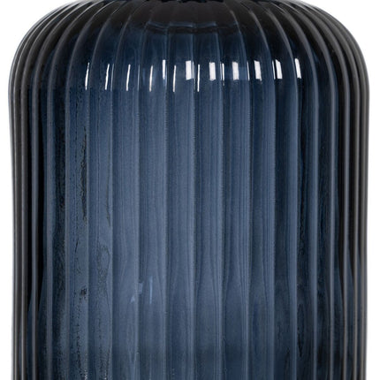 Vase Blau Recyceltes Glas 15 x 15 x 23 cm