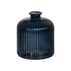 Vase Blau Recyceltes Glas 15 x 15 x 18 cm