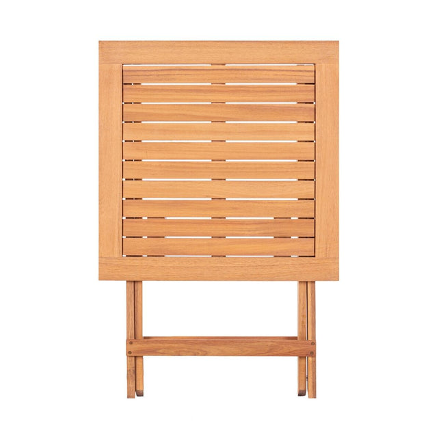 Beistelltisch klappbar Kate 60 x 60 x 72,5 cm natürlich Akazienholz