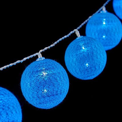 LED-Kugel-Girlande Ø 6 cm Blau (2 m)