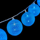 LED-Kugel-Girlande Ø 6 cm Blau (2 m)
