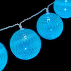 LED-Kugel-Girlande 2 m Ø 4 cm türkis