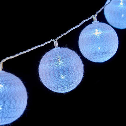 LED-Kugel-Girlande Ø 4 cm Weiß (2 m)