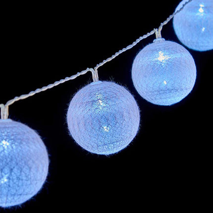 LED-Kugel-Girlande Ø 5 cm Weiß (2 m)