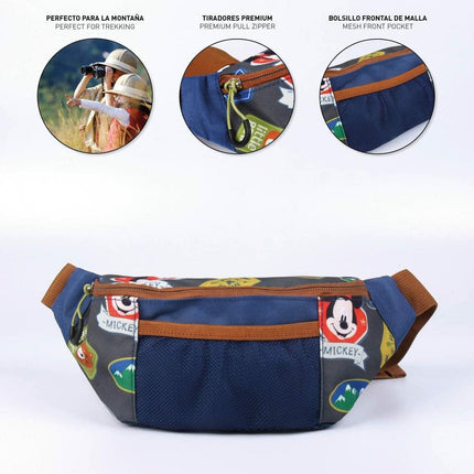 Gürteltasche Mickey Mouse Blau (27 x 15 x 9 cm)