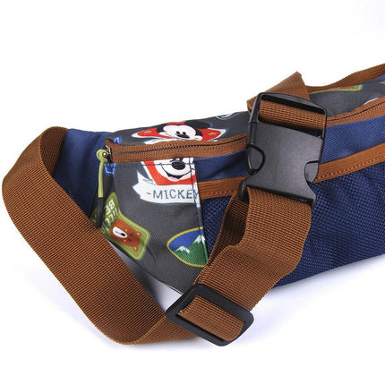 Gürteltasche Mickey Mouse Blau (27 x 15 x 9 cm)
