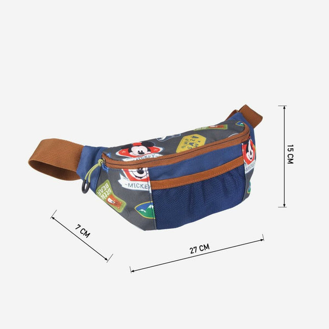Gürteltasche Mickey Mouse Blau (27 x 15 x 9 cm)