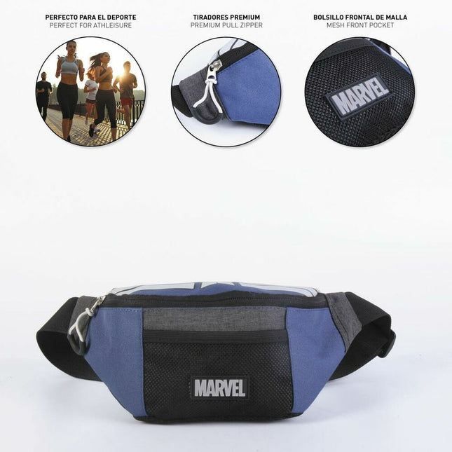 Gürteltasche Marvel Blau (27 x 15 x 9 cm)