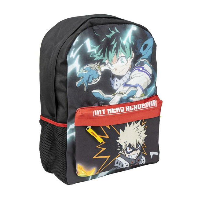 Lässiger Rucksack My Hero Academia Schwarz 30 x 41 x 14 cm