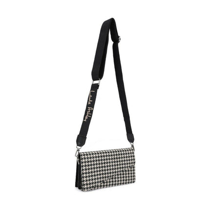 Damen Handtasche Laura Ashley CRESTON-CROWBAR-BLACK Schwarz (23 x 14 x 9 cm)