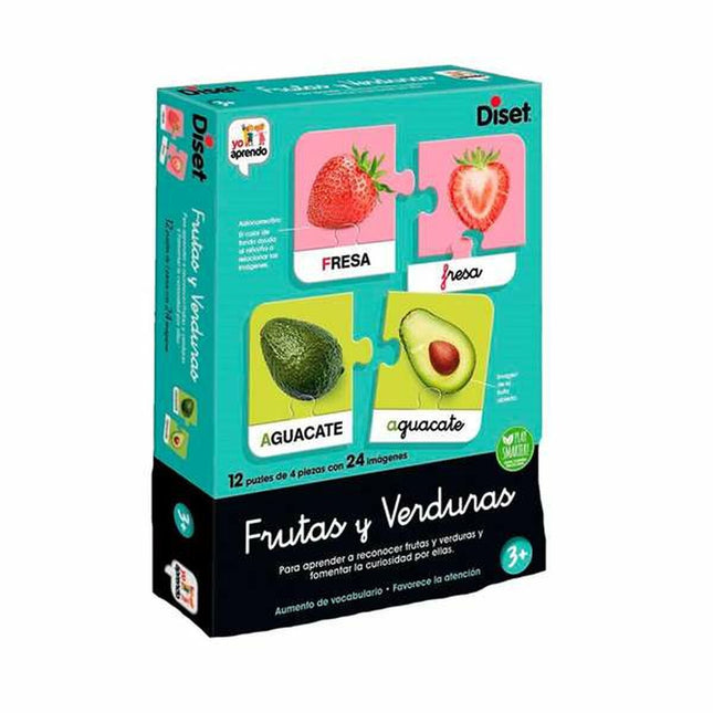 Lernspiel Diset Yo Aprendo Frutas & Verduras Puzzle (ES)