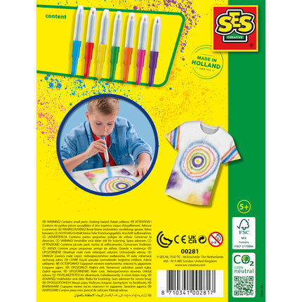 Bastelspiel SES Creative Blow Airbrush Textile