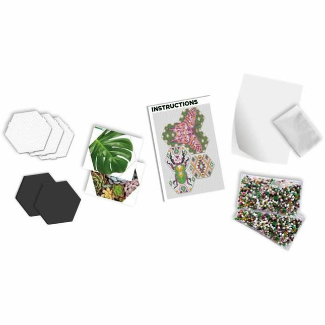 Spiel SES Creative Beedz Art - Hex tiles Botánica (FR)