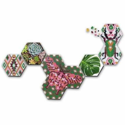 Spiel SES Creative Beedz Art - Hex tiles Botánica (FR)