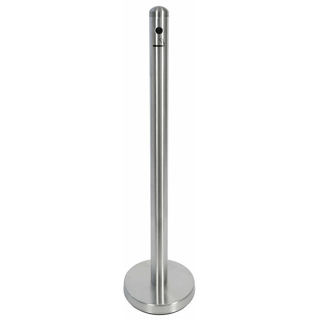 Sockel Securit Edelstahl Aschenbecher 4 x 25 x 25 cm